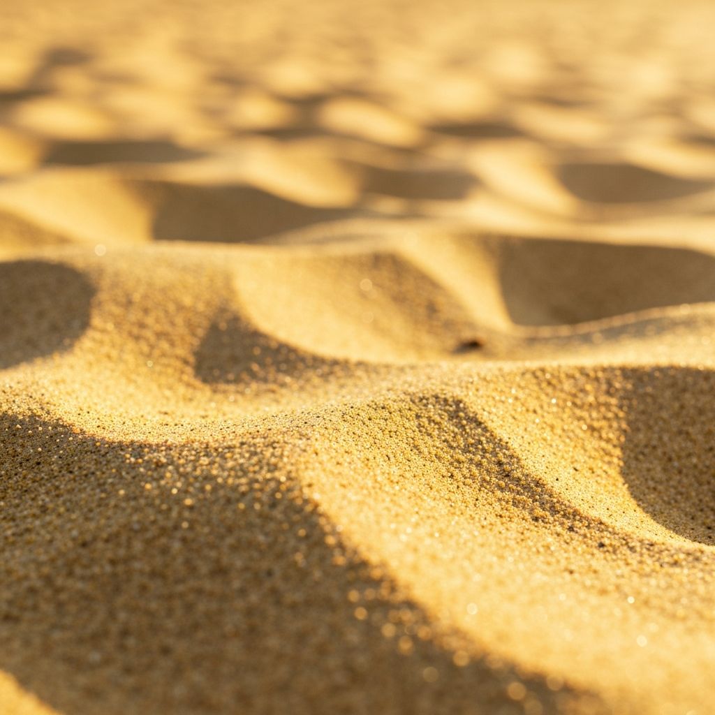 Textura de arena dorada cálida